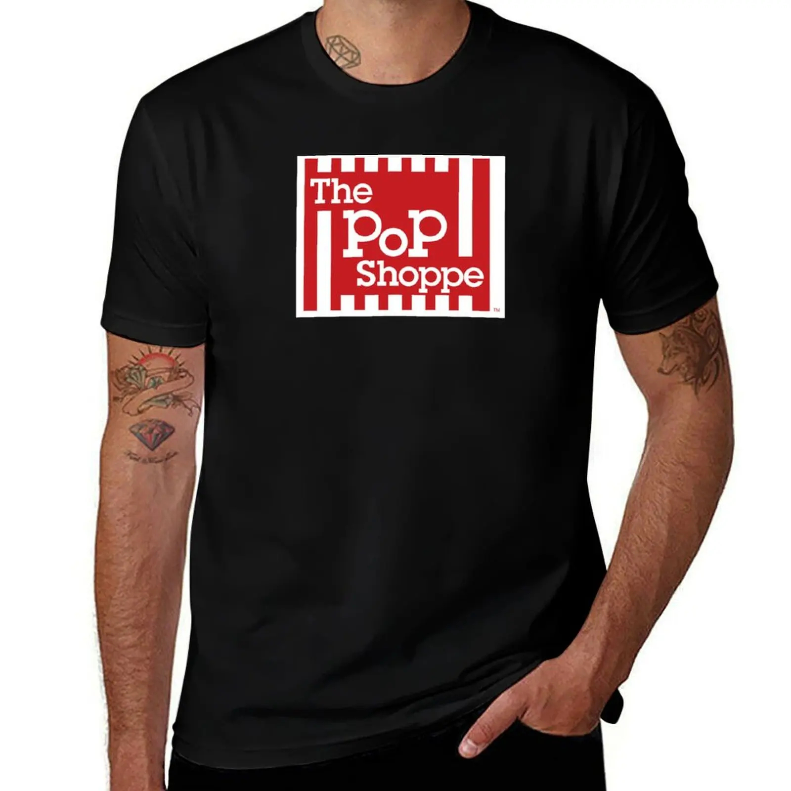PoP Shoppe Retro T-Shirt Comfortable Work Wear Tee
