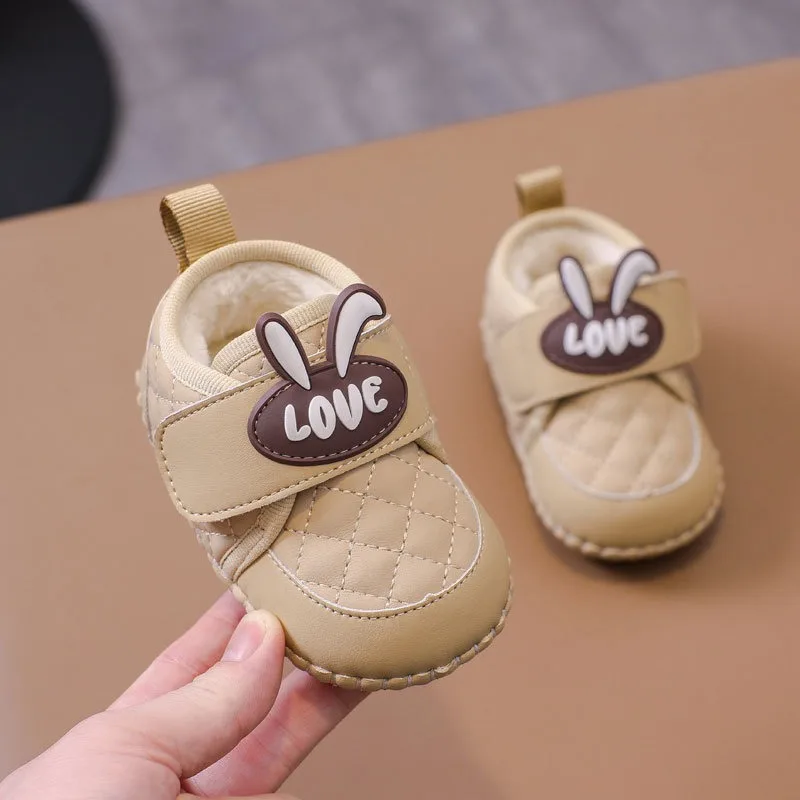 

Зимние сапоги для маленьких девочек и мальчиков, детская осенне-зимняя уличная обувь, детские плюшевые сапоги на нескользящей мягкой подошве, обувь для малышей с героями мультфильмов