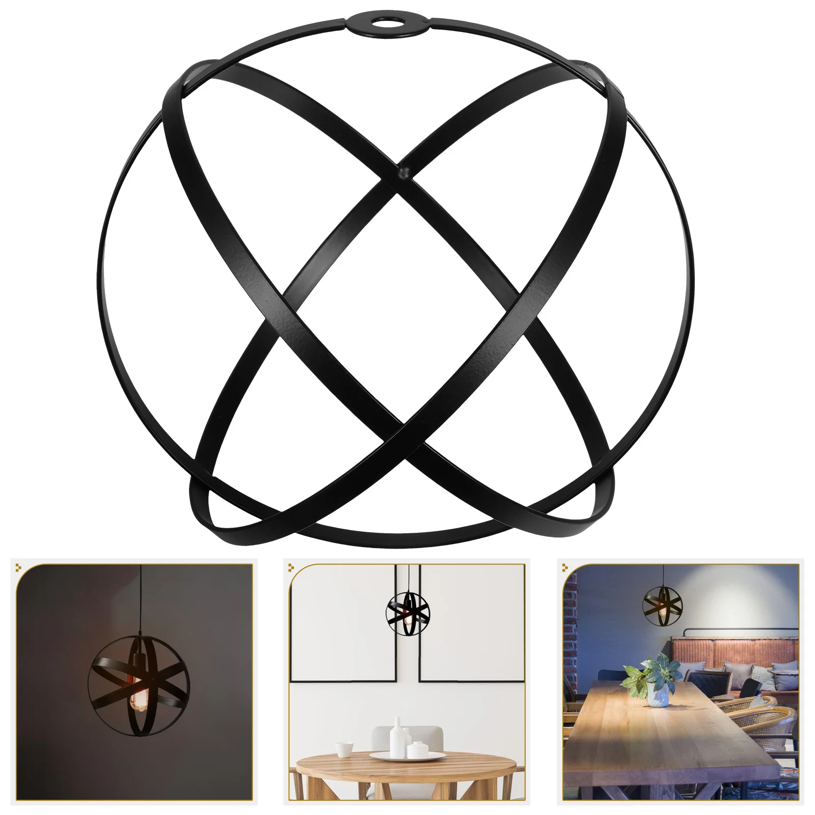 

Vintage Pendant Lamp Shade Retro Industrial Metal Cage Cover For Bar Cafe Shop Home Decor Lighting Drum Lamp Shades