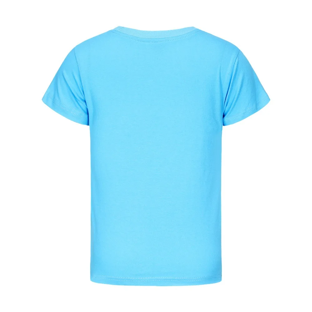 Geometry Dash TShirt Kids Cartoon Clothes Boys 100% Cotton T-shirt Children Fashion Clothing Toddler Girls Short Sleeve Tops