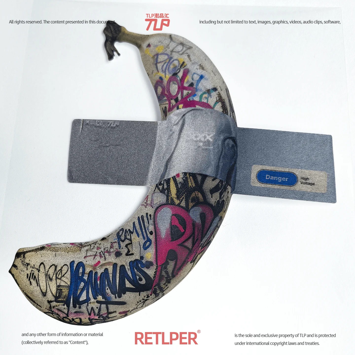 Светоотражающая наклейка Retlper, оригинальная белая лента с граффити и трехмерным эффектом, плоские водонепроницаемые наклейки для мотоциклов