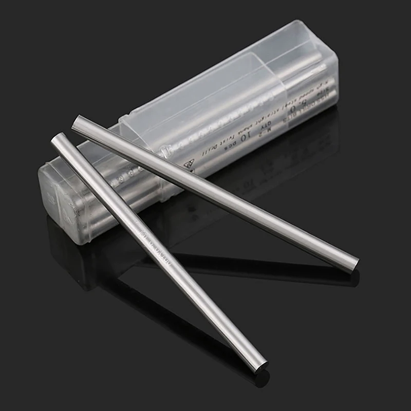 2pcs Diameter 0.8mm-3.9mm Length 100mm HSS White Steel Solid Round Rod Precision CNC Cutting Turning Lathe Tool Bar Hardened