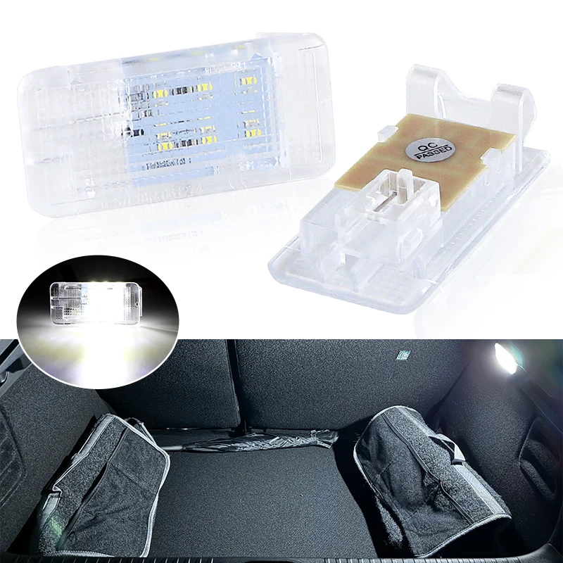 For Smart Forfour W453 2014-2021 for Fortwo C453 2014-2019 LED Interior Luggage Compartment Rear Trunk Boot Lights 12v White