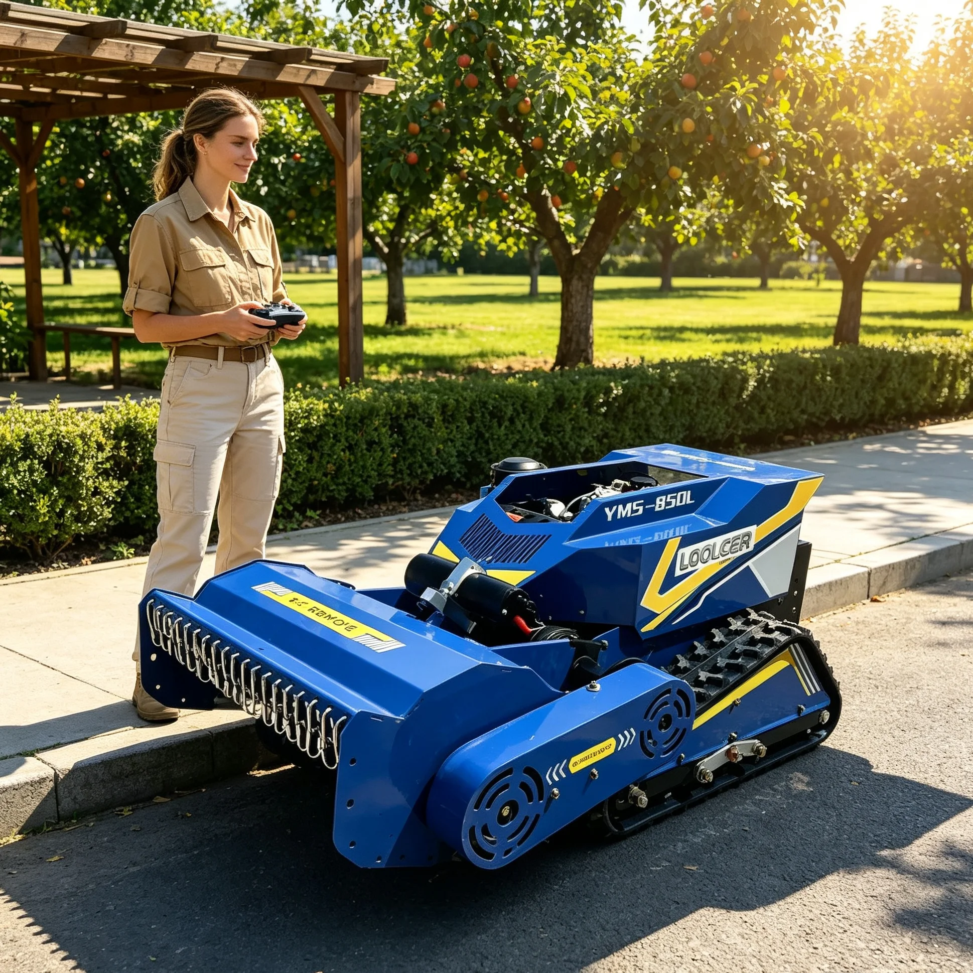 Customized High Torque Lawn Mower, Strong Cutting Power For Wild Rough Grass And Weed Clearing Application