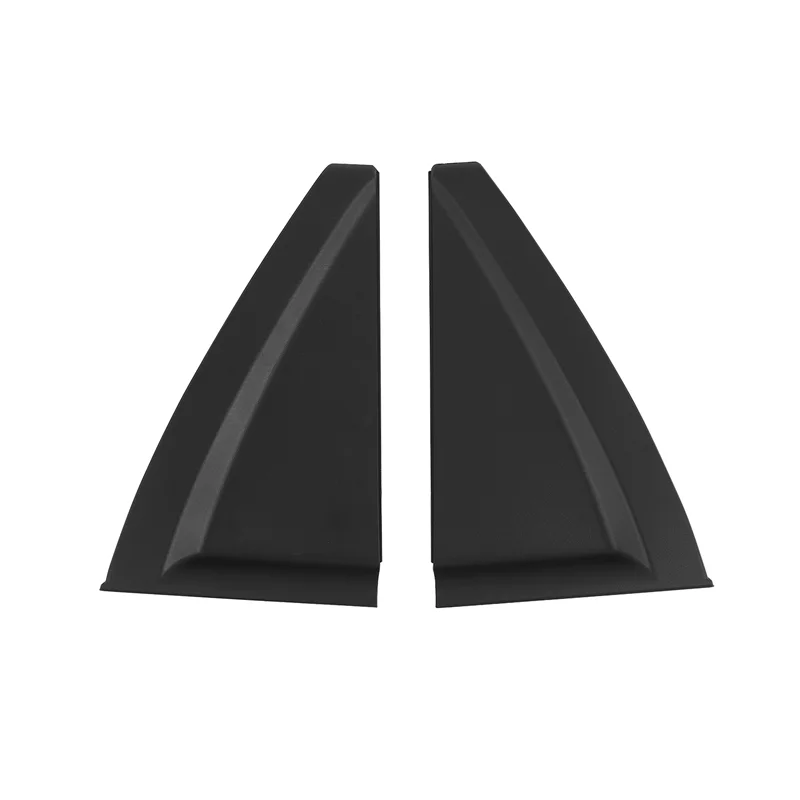 AS-For Kia Sportage 2006-2009 2010 مجموعات غطاء النافذة الخلفية الباب الجانبي ثلاثي الزوايا عمود الكسوة حامي الملحقات