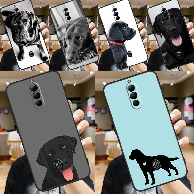 Black Labrador Dog Case For ZTE Nubia Red Magic 8S 8 9 Pro Plus RedMagic 6 6S Pro 7 7S Pro 6R 5S 5G Soft Cover