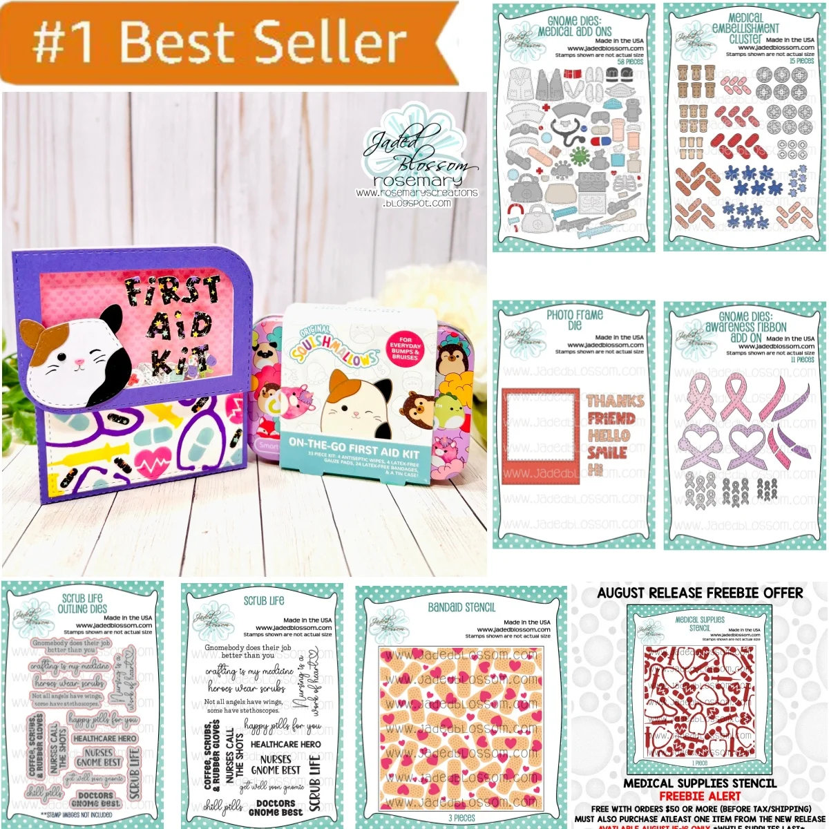 

Medical Supplies Photo Frame Metal Cutting Dies Clear Stamps Stencil DIY Scrapbook Decoration Template Make Card Album 2024 New