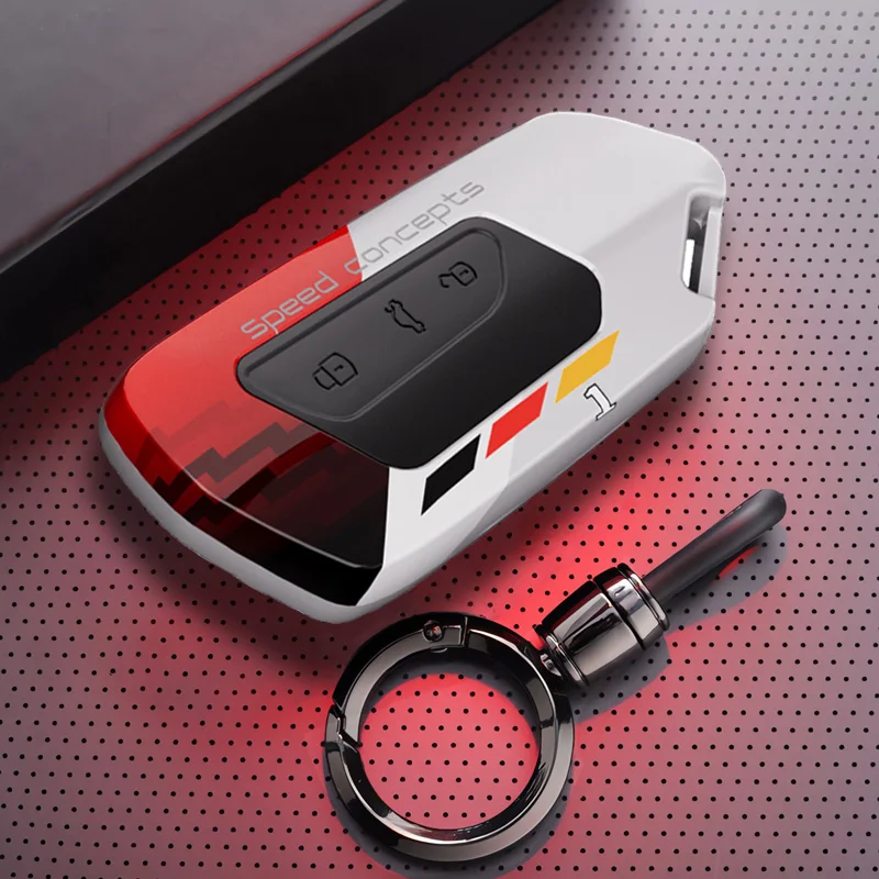 

Car Key Case Cover Shell For VW Volkswagen Golf 8 2020 Skoda Octavia A8 MK8 2022 2021 SEAT Leon MK4 Accessories G80