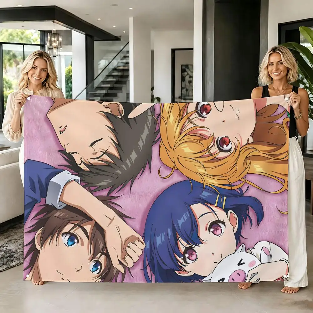 Dreaming Art School Anime R-Remake Our Life Flags Tapestry Creative Pattern Photo Living Room Wall Art Party Outdoor Decor