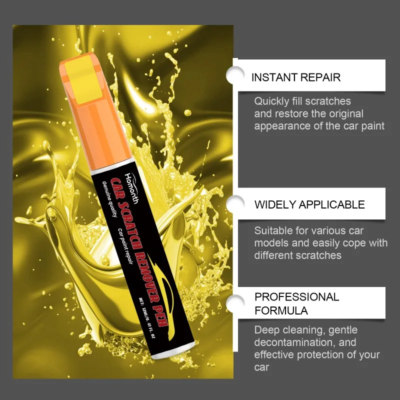 Car Paint Repair Maintenance Decontamination Touch Up Pen for Scratch Repair Paint Pen for Car Scratch Repair Is Non Corrosive