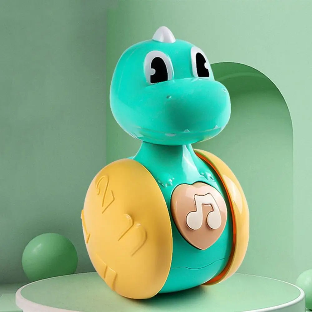 Creatieve Fawn Sliding Tumbler Speelgoed Vroege Onderwijs Cartoon kinderen Tumbler Rammelaar Muzikaal Interactief Tumbler Schommelspeelgoed