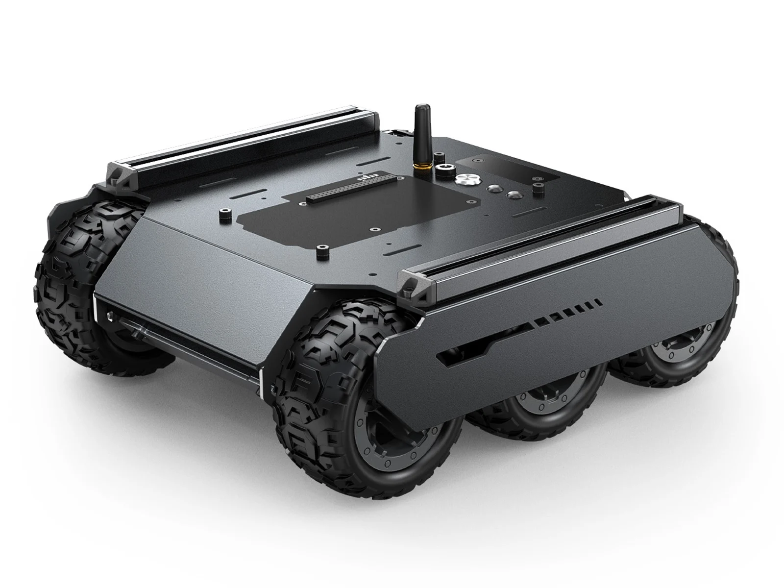 Suporte flexível e expansível a vários hosts, UGV02, 6x4, UGV Off-Road, Extension Rails, ESP32, Slave, Compute