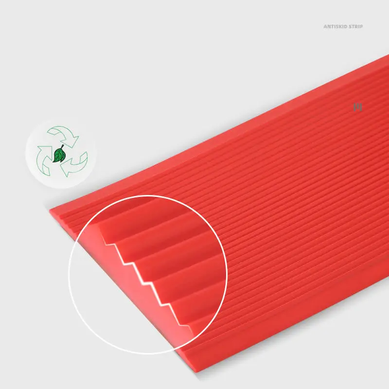 Self-Adhesive Outdoor Rubber Ramp Step Non-Slip Kindergarten Stair Strip Floor Mat for Steps