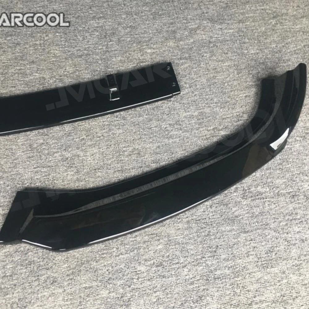 

JMCARCOOL Для BMW 1 серии F20 седан, передний спойлер-губа (накладка на бампер) из ABS-пластика, черный, 2017-2018 гг., защита бампера, стайлинг автомобиля