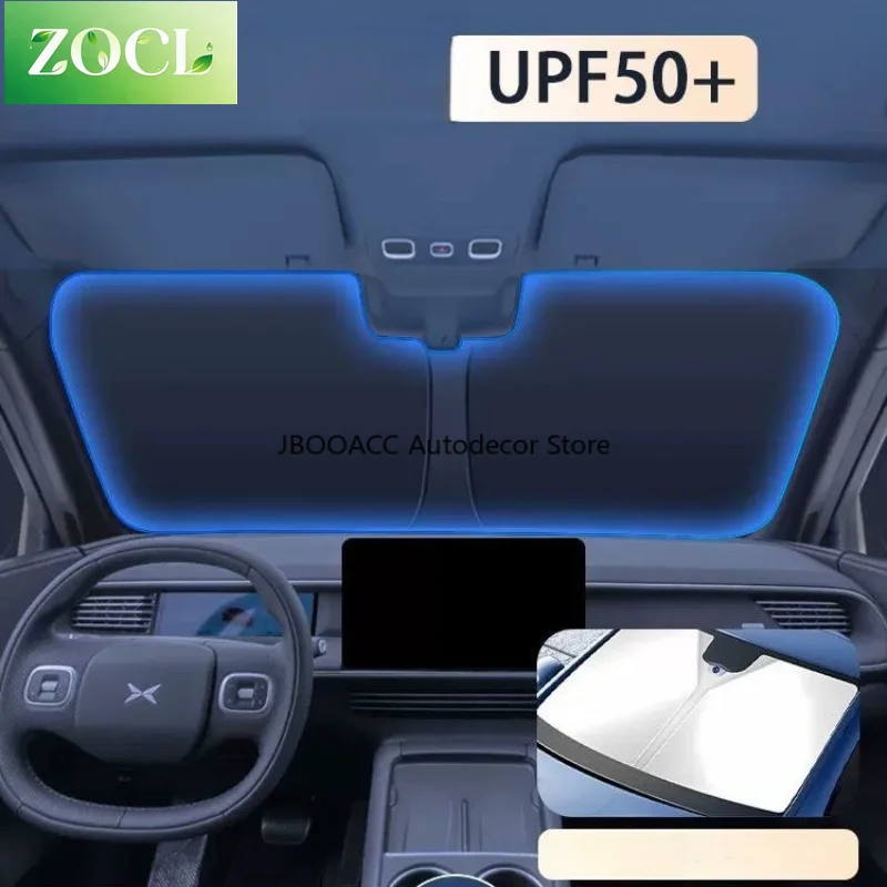 Car For Dongfeng Nammi box 01 Nano01 Car Windshield Sun Visor Front Window Foldable Sun Shade Cover UV Protection Cooling Access