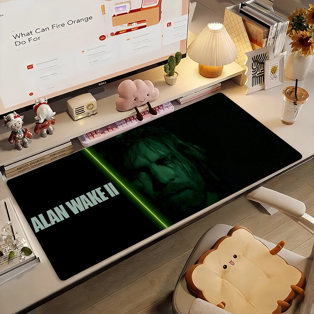 Game Alan Wake 2 Mouse Pad Computer Laptop Rubber Non-slip Mouse Mat Mousepad Gamers Decoracion Desk Mat