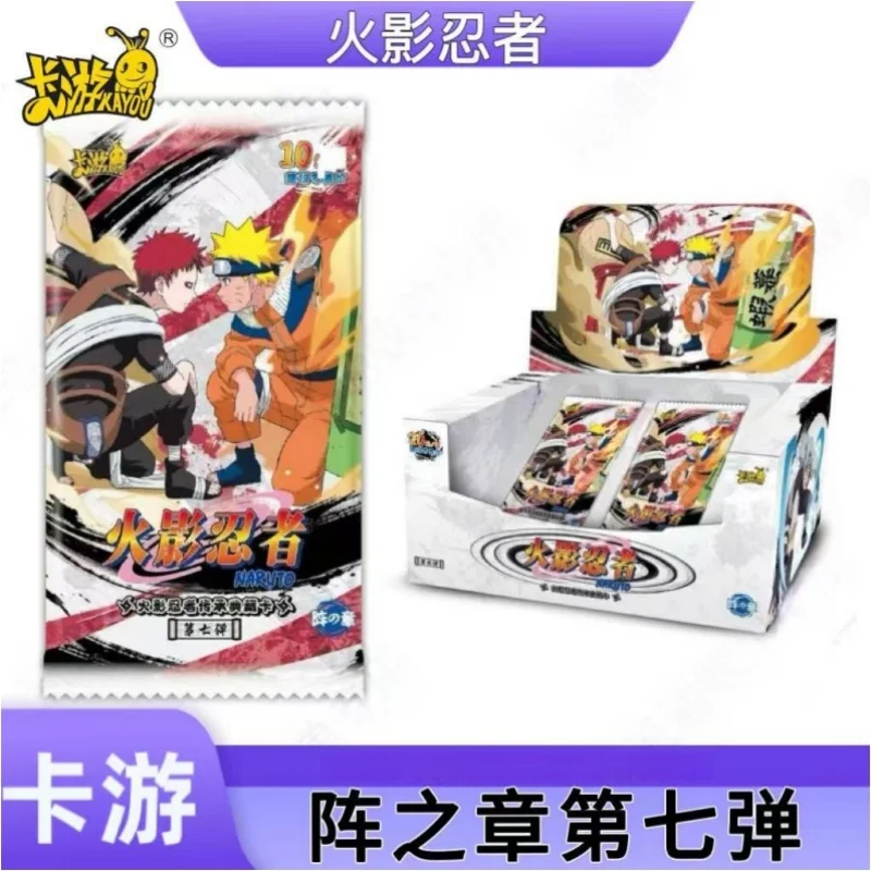 New Kayou Genuine Naruto Card English Version Jin-Sea-Series 2 Uchiha Itachi Gaara Kakashi Anime Collectible Card Toy Gift