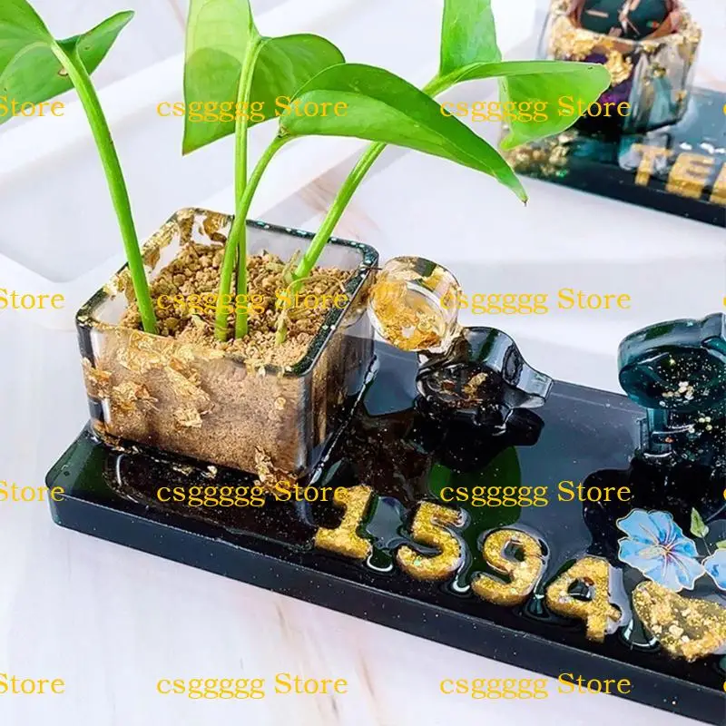 

9HJK Автомобильная карта временная парковочная карта Силиконовая плесень.