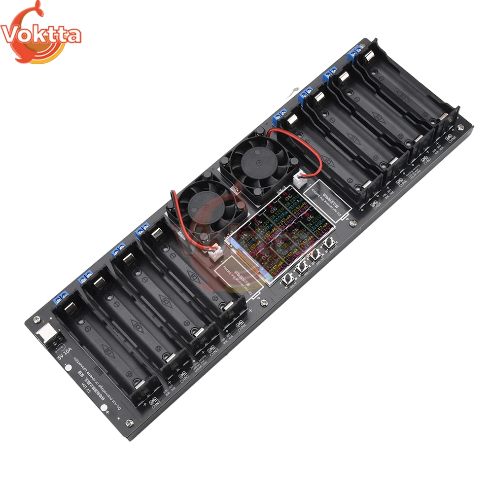 Imagem -05 - Bateria de Lítio Capacidade Tester Mah Testador de Resistência Interna Carregamento Automático Módulo de Descarga 18650