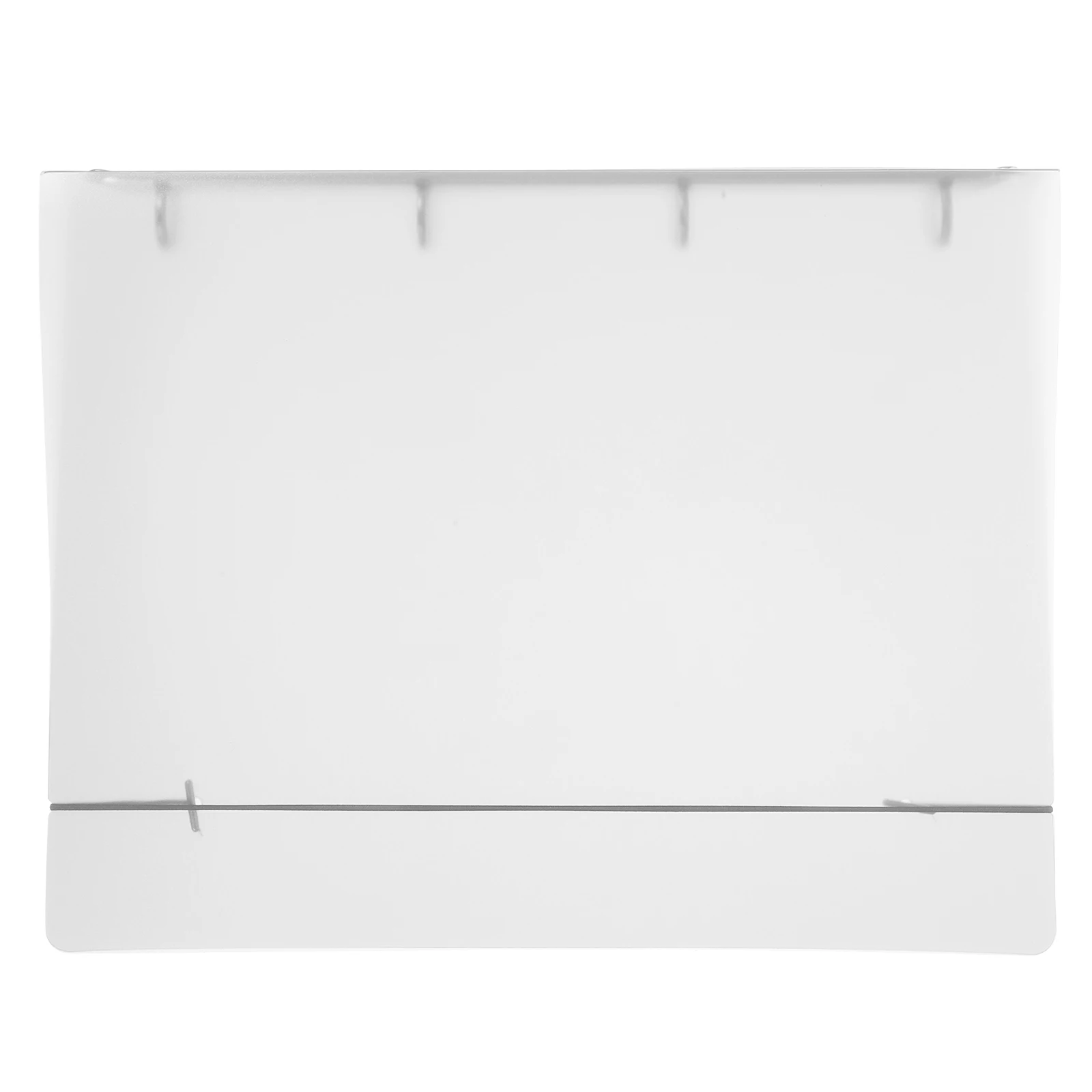 

PP Transparent Document Folder Bag Portable File Organizer for Receipt Voucher Paper Storage Office School A4 Document Box