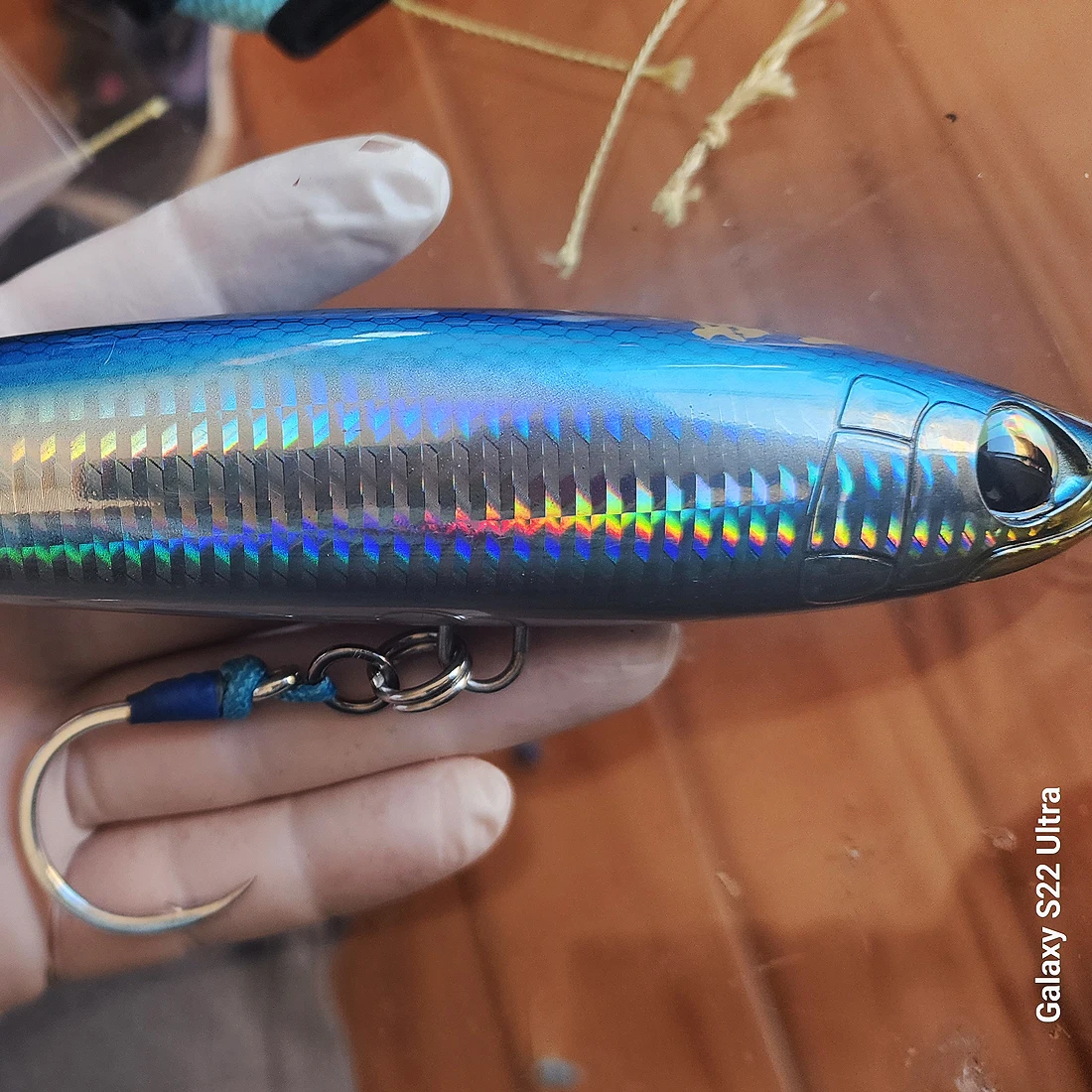 9KM 15 Buah Kait Jigging Kait Bantuan Pancing Tugas Berat Air Asin Kait Besar