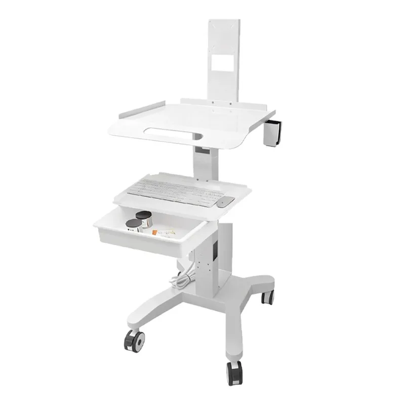 Mobile mouth scan special trolley Dental clinic Oral beauty instrument bracket Medical computer table