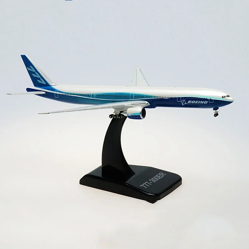 Diecast 1:500 Scale B777-300ER Simulation Alloy Aircraft Model Collection Souvenir Ornaments Adult Gift