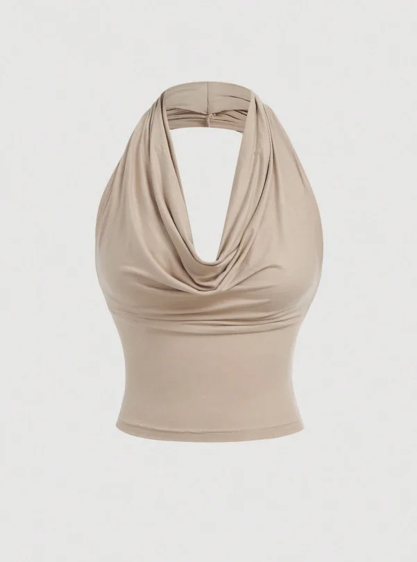 Women's Fashion Sexy Versatile Halter Top, Three-In-One Layered Design, Stylish and Comfortable, Perfect for Any Occasion