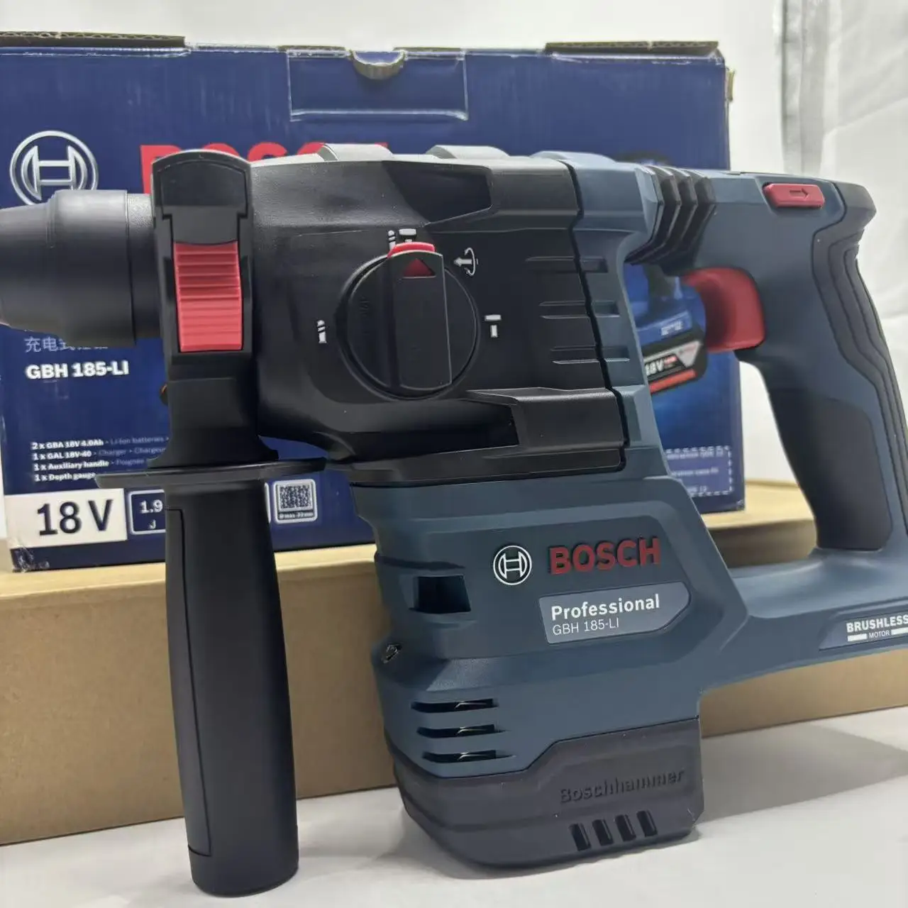 BOSCH GBH 185-LI Professional Brushless Rotary Hammer Impact Drill SDS PLUS 18V Rechargeable Electric Bare Tool GBH185-LI