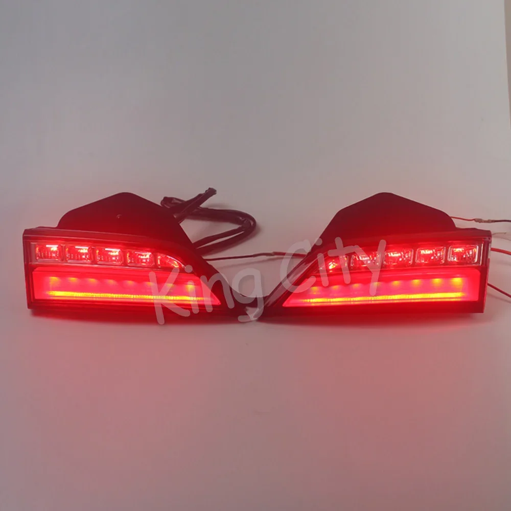 CAPQX 2PCS/set For Honda Jade 2013-2018 LED Rear inner Taillight Brake Tail Light stop light Headlamp Headlight