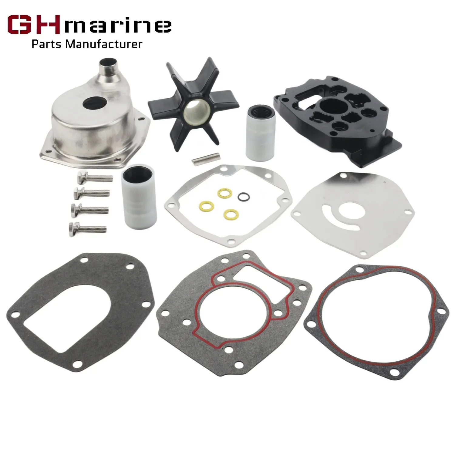 8M0113799 Complete Water Pump Impeller Repair Kit with Housing Pump Cover for Mercury 40 45 50 60 65 70 75 80 90 125 HP 43024A5