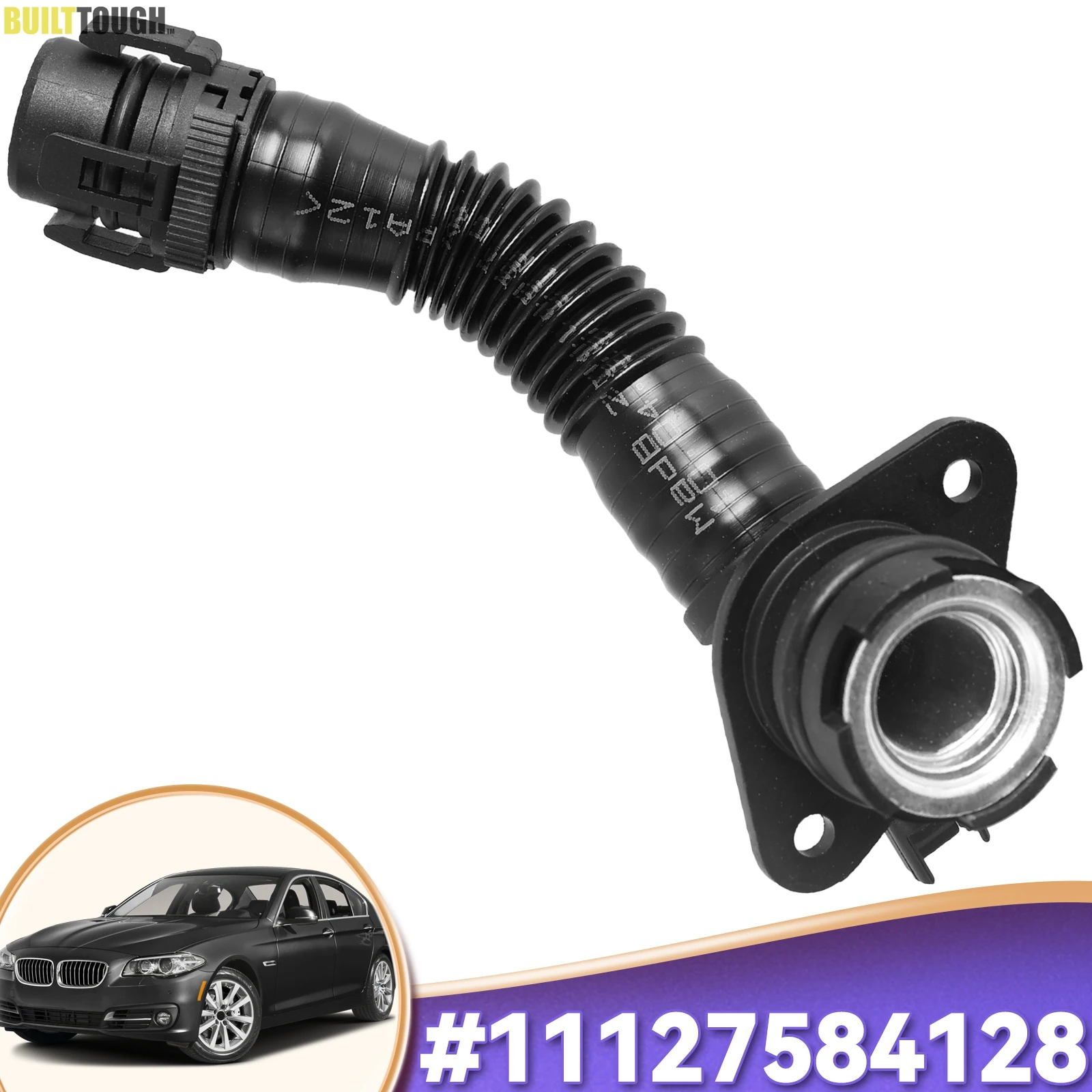 

Car Crankcase Vent Hose From Valve Cover Fits For BMW X3 F25 X4 F26 X5 E70 X6 E71 F12 F13 #11127584128 Air Exhaust Hose Pipe