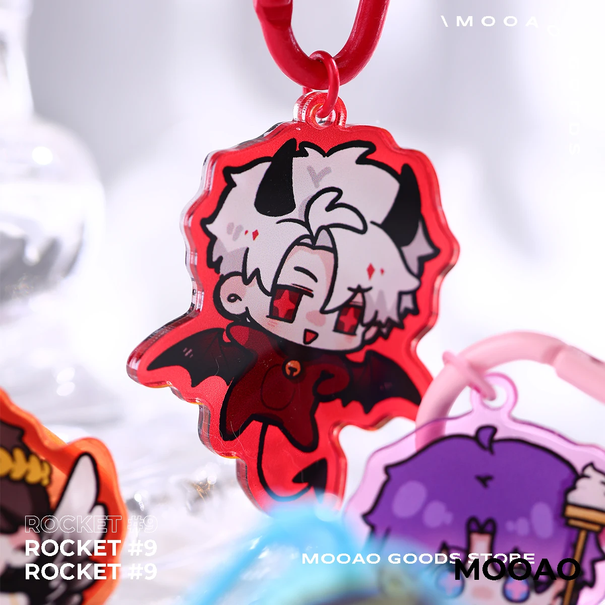 أنيمي الحب والفضاء العميق رافاييل زين كزيفير سيلوس كاليب تأثيري سلسلة مفاتيح من الكرتون ملحق كيرينغ هدية الهالوين #5