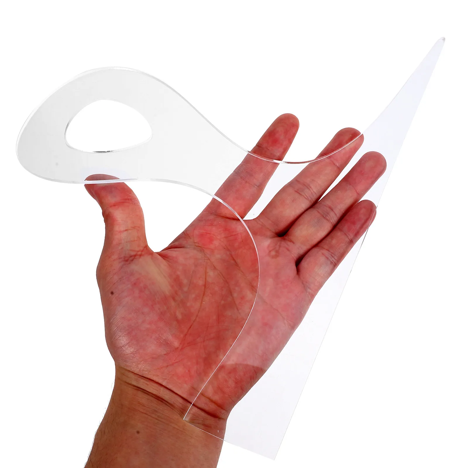 Transparent Acrylic Large Cutting Board Handle Template Kitchen Woodworking Tool for Charcuterie Board Routing Contour Cutting