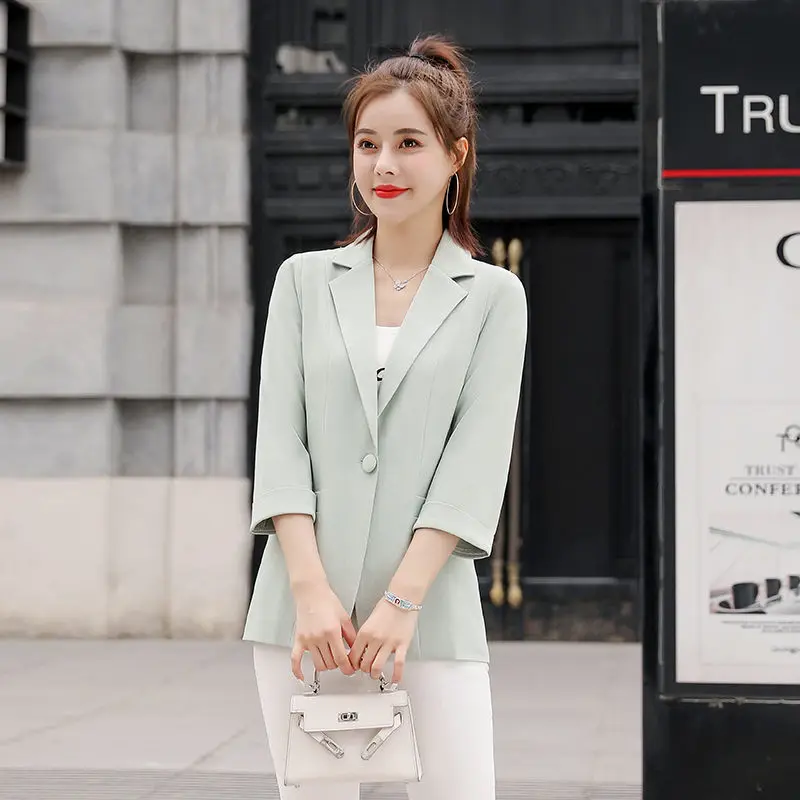 Blazer jovem mulher roupas tipo aconchegante relaxado sem gola redução aquarela sublimação decorativa costurada camada inferior