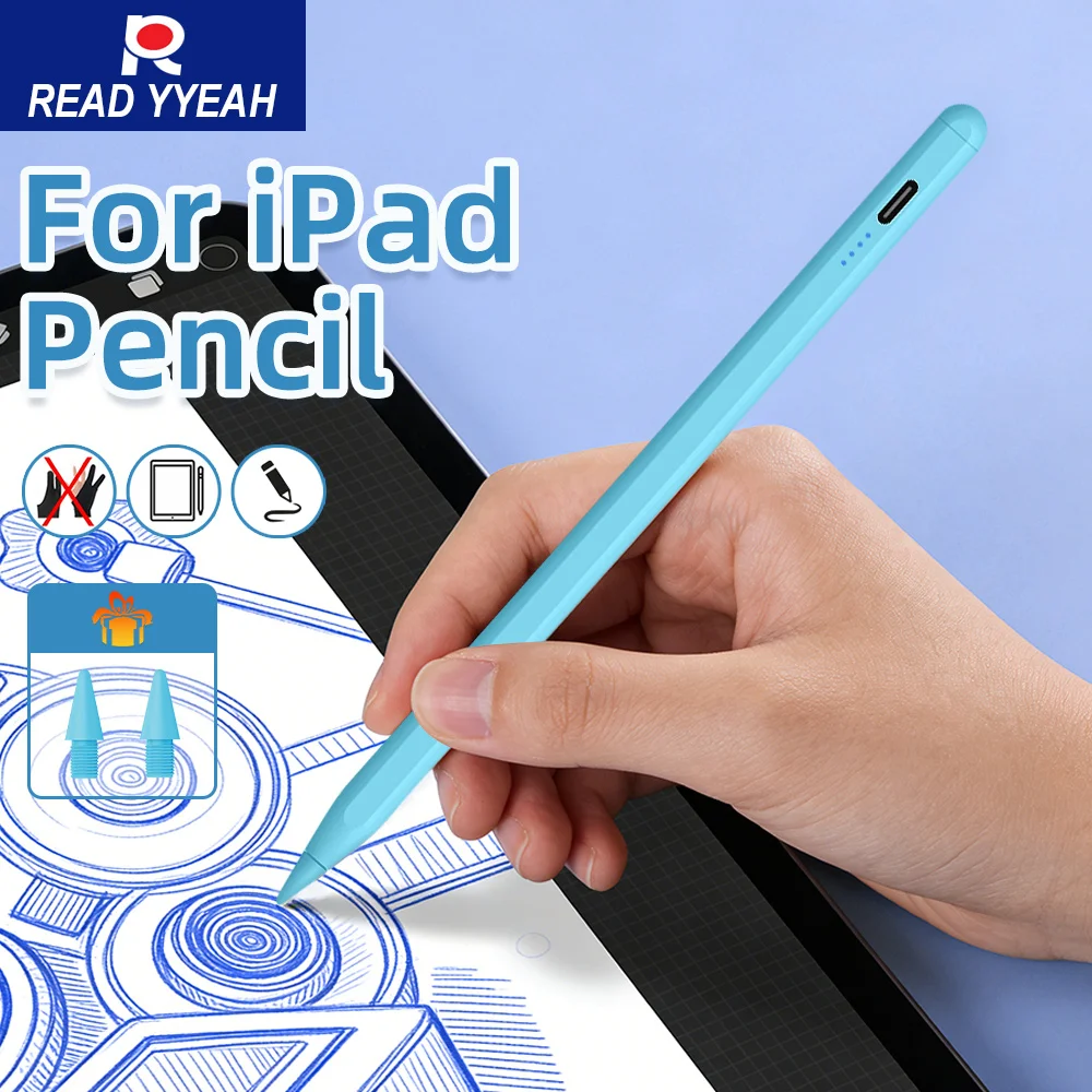 

Стилус для Apple Pencil iPad Air 11 5 4 3 M3 M2 A16 Pro 13 11-го поколения M5 M4 12.9, 10 9 9-го 10-го поколения, Mini 6 7 10.9, сенсорные ручки