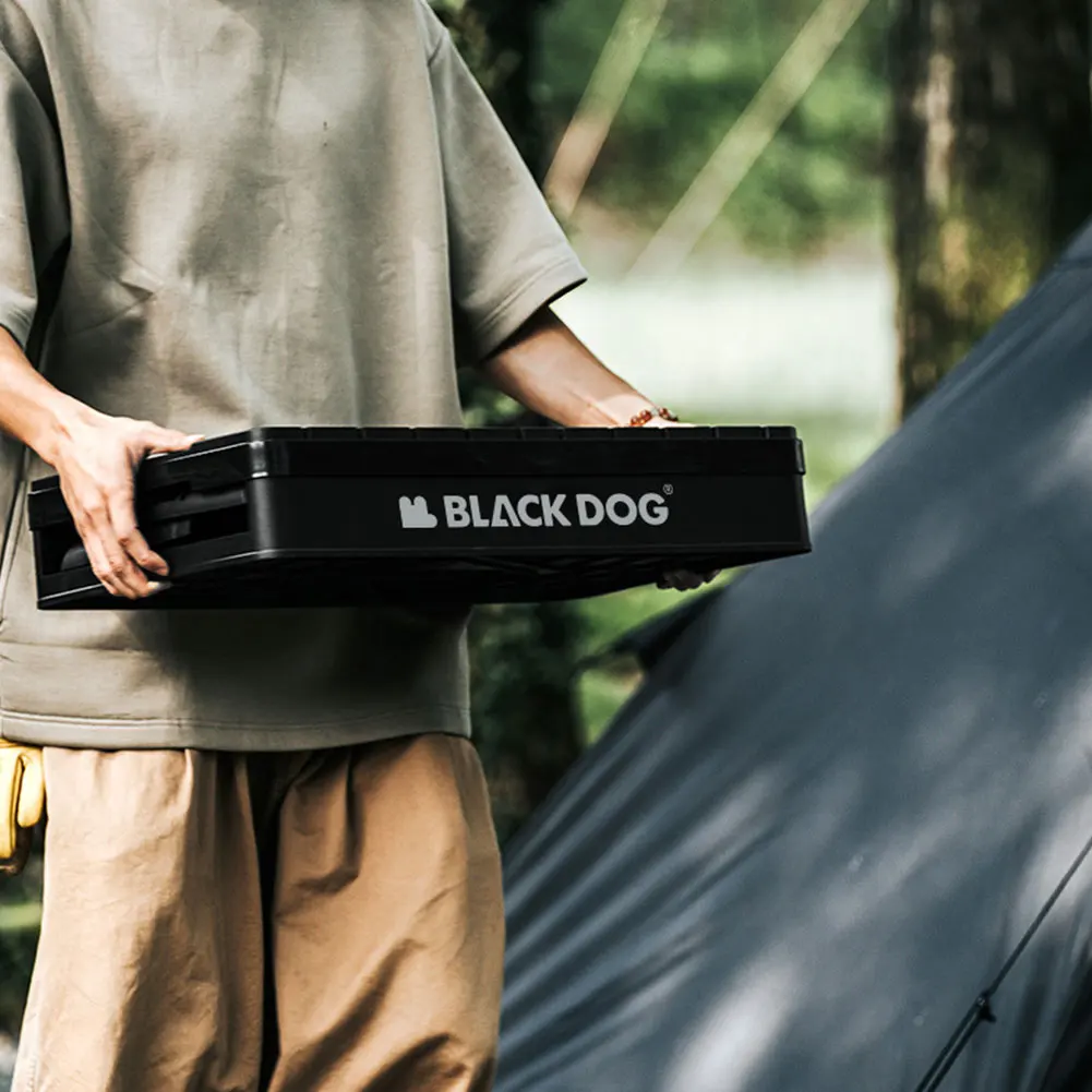 

60-литровый складной органайзер для кемпинга: вместительный ящик для хранения вещей на природе, многофункциональный контейнер для походного снаряжения