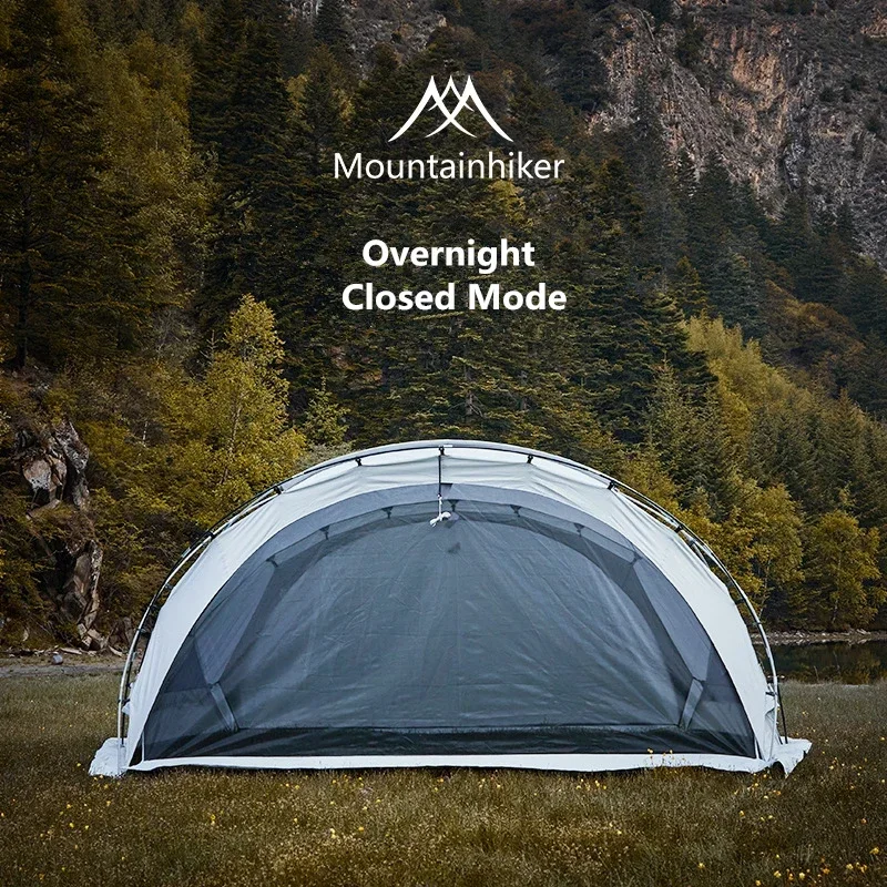 Imagem -05 - Mounthiker-oxford Rainproof Hemisphere Dome Tenda Túnel Semicírculo Leisure Sun Shelter Camping Primavera Inverno 15d