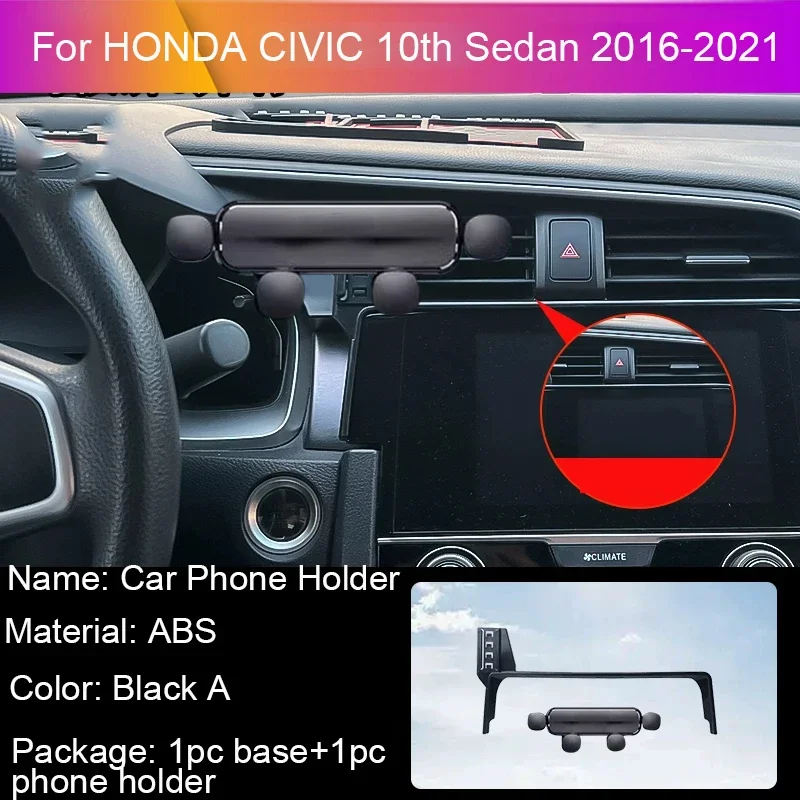 Car Special Phone Holder For HONDA CIVIC ACCORD 2016-2026 GPS Screen Navigation Stand Modify Auto Accessories