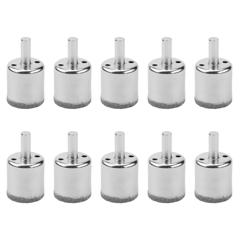 

A20F-10Pcs 30Mm Diamond Tipped Tile Glass Hole Saw Drill Bit