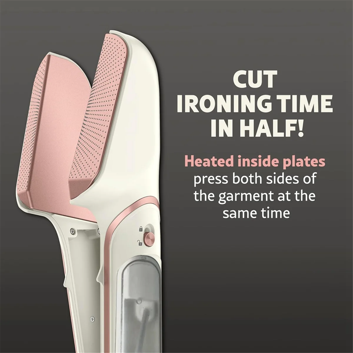 

New Steam Stylist Press Iron Steamer Steam Iron for Quick Wrinkle Removal Quality Creasing and Pressing Made Easy EU Plug