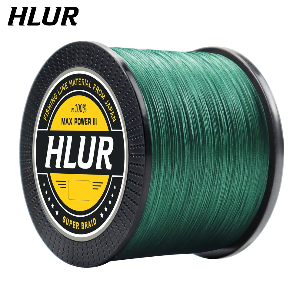 HLUR X8 Braided Fishing Line 8 Strands 1000M 500M 300M 100M Multifilament PE Line Super Strong 20-100LB Carp Lines Japan Wire