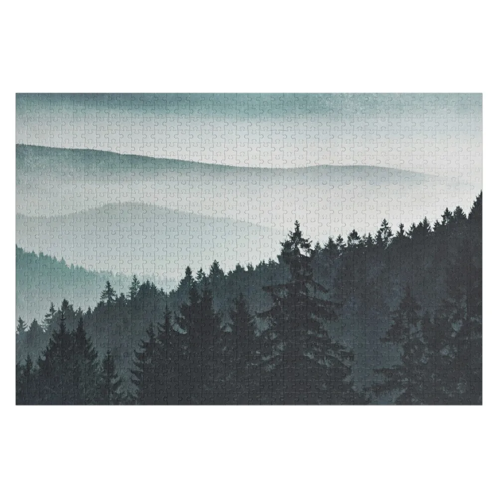 Mountain Light Jigsaw Puzzle Wood Photo Personalized Personalized Toy Wooden Animal Personalized Gift Puzzle