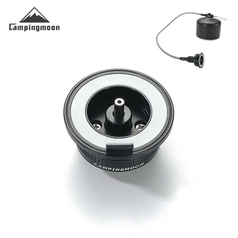 เตาแก๊สพกพา CAMPINGMOON รุ่น BKZ13M สำหรับตั้งแคมป์ปิกนิกกลางแจ้ง พร้อมหัวแปลงแก๊สแบบแม่เหล็กสำหรับใช้กับถังแก๊สแบบแบน