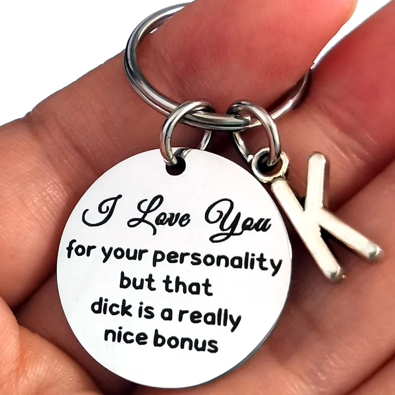 I Love You Funny Gifts Husband Gifs Keychain Valentine’s Day Birthday Christmas Git for Boyfriend Men