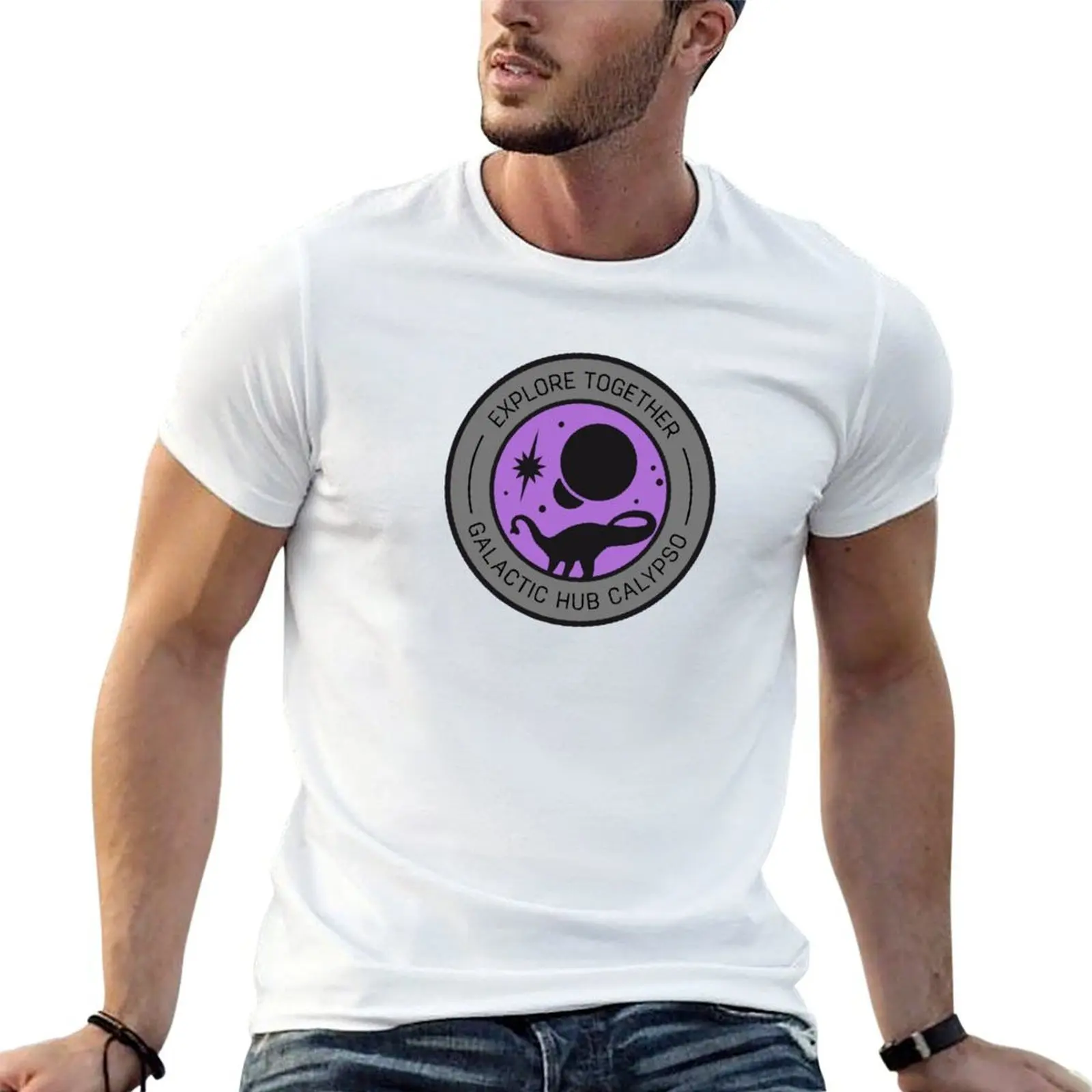 

Galactic Hub Calypso Emblem T-Shirt mens graphic t shirts man tshirt T-Shirt