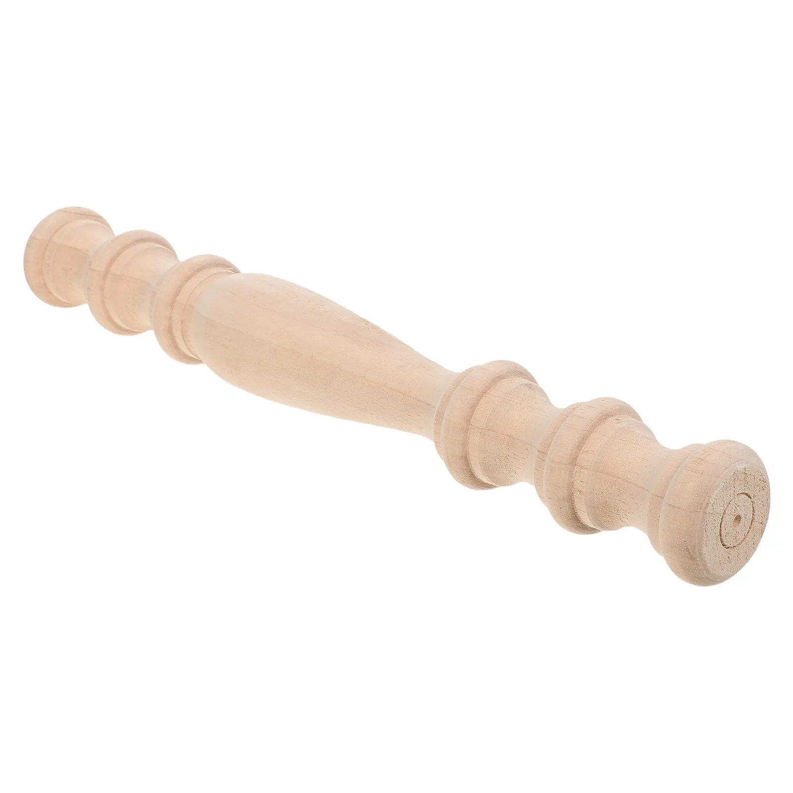 16 Inch Unfinished Wood Stair Baluster Post European Style Hardwood Spindle for Indoor Outdoor Railing DIY Home Improvement