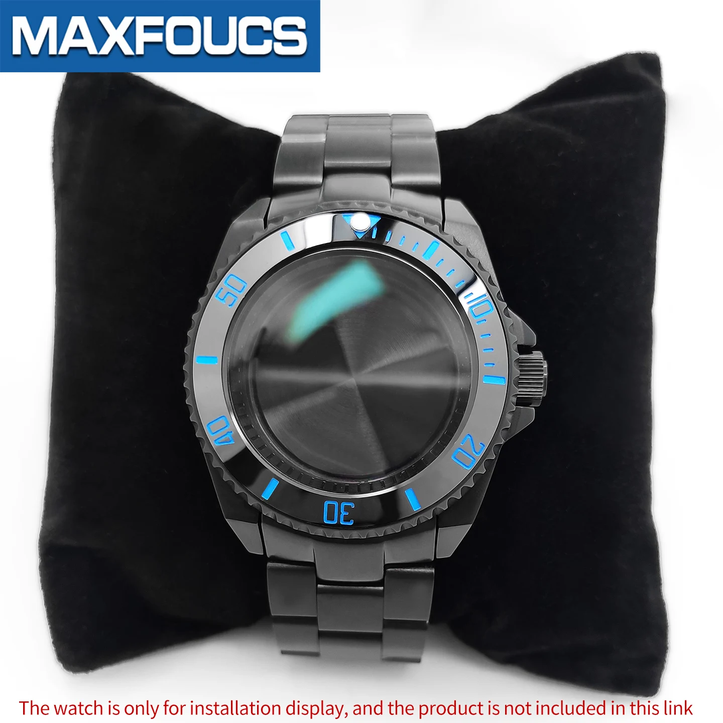 Samurai Stahlarmband MOD Passend für SKX Uhrengehäuse Gebürstetes Armband Doppelverschluss mit Druckknopf Uhrenteile Reparaturzubehör – Detail 9