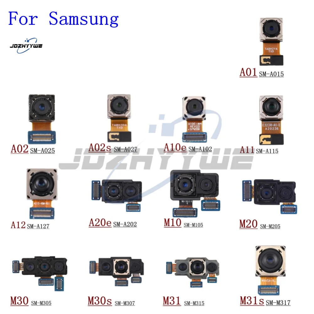 Big Back Facing Main Camera Module Ribbon Flex Cable For Samsung Galaxy A01 A02 A10e A11 A12 A20e M10 M20 M30 M31