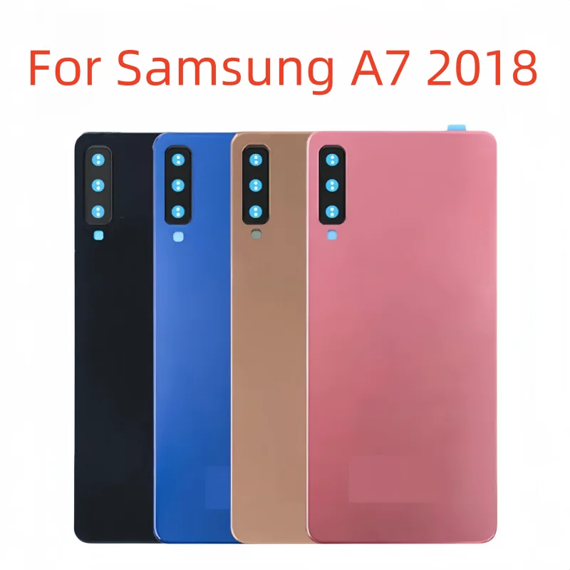 Battery Cover For Samsung Galaxy A7 2018 SM-A750F SM-A750FN SM-A750G SM-A750GN SM-A750N Back Cover Rear Housing Replacement